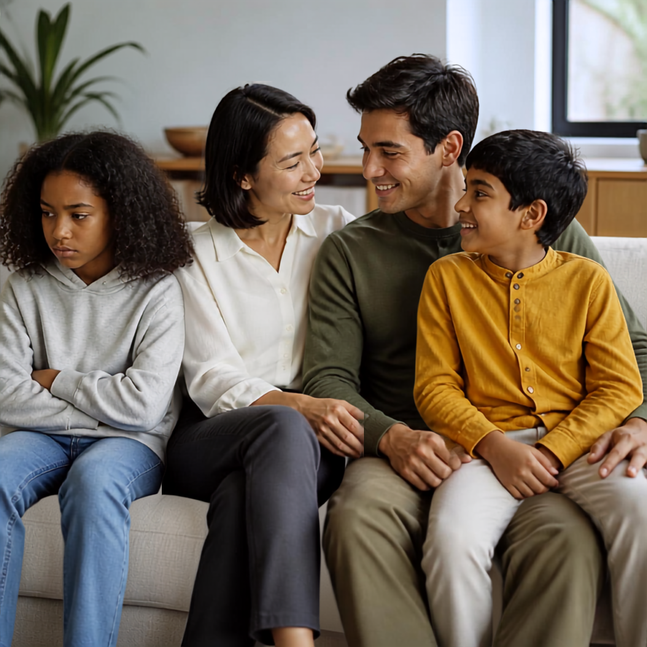 Family at home